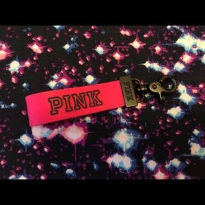 Sold NWOT Victoria’s Secret Pink logo keychain HTF